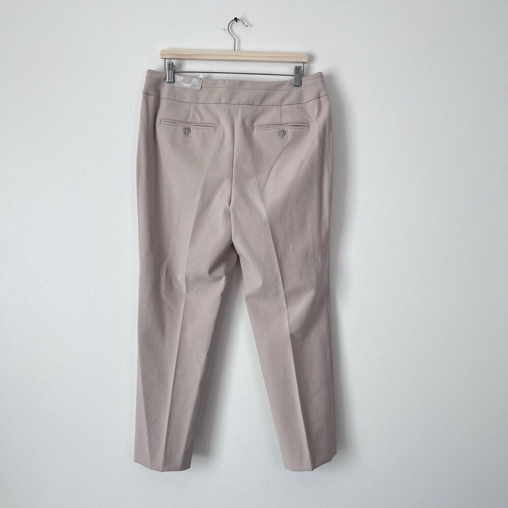 Chico’s So Slimming Slim Leg Pants 2R US 12R NEW Biscotti Stretch Ankle Career - Picture 5 of 10
